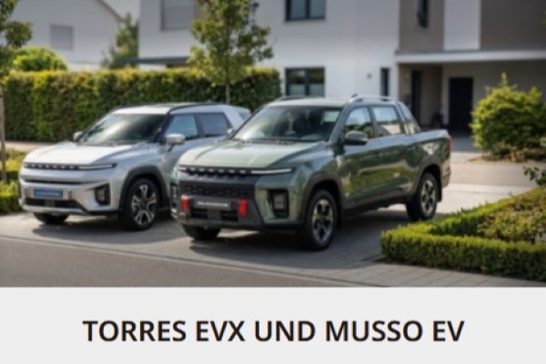 Bild zum Artikel TORRES EVX UND MUSSO EV - 100 % ELEKTRO