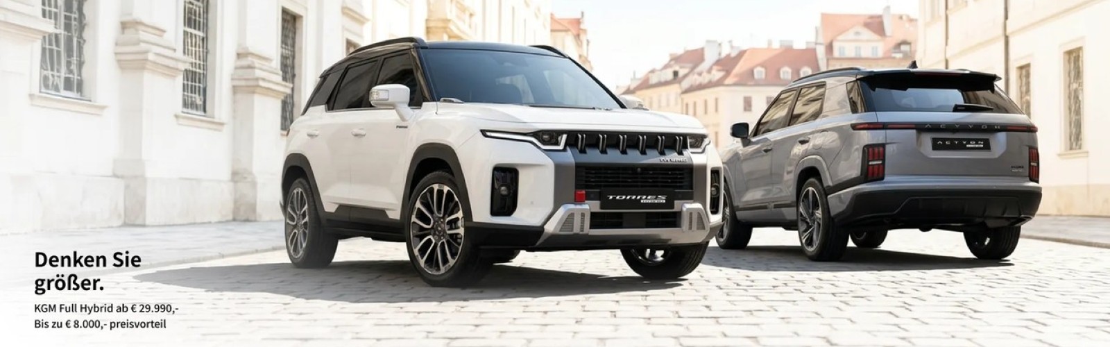 Motivbild der Seite: JETZT MIT DUAL-TECH HYBRID: TORRES UND ACTYON
